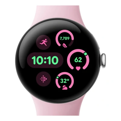 Afbeelding van Google Pixel Watch 3 Zilver/Roze 41mm