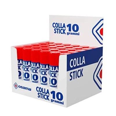 Afbeelding van Osama Extra sterke lijmstift, doos met 30 stuks, 10 g set plaksticks, ideaal voor schrijfwaren, school, kantoor en universiteit glijdend, duurzaam kindvriendelijk, klassieke formule