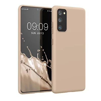 Afbeelding van kwmobile telefoonhoesje geschikt voor Samsung Galaxy S20 FE Hoesje smartphone Back cover in parelmoer