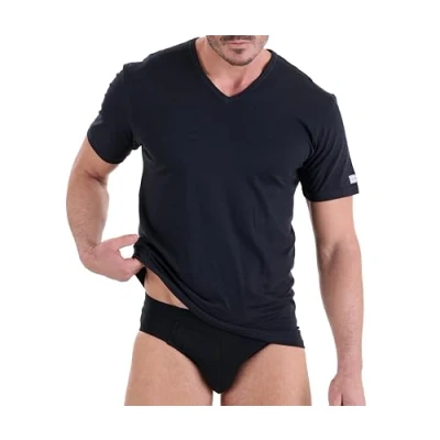 Afbeelding van Navigare Sporttop voor heren, verpakking van 3 stuks, zwart, S