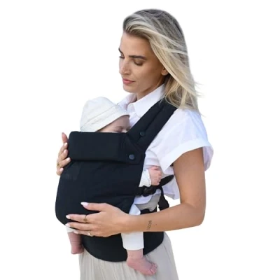 Afbeelding van Deryan Amora Draagzak Baby Ergonomisch Zwart