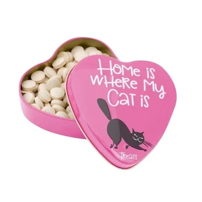 Afbeelding van Sanal Hartenblik Home Is Where My Cat Gistsnoepjes 60 GR