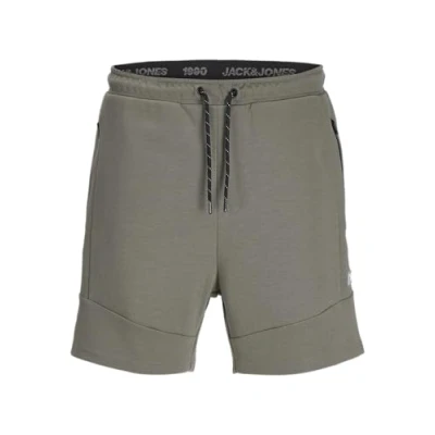 Afbeelding van JACK &amp; JONES Heren Jpstgordon Jjair Sweat Shorts Bex Sn Sweatshorts, Smokey Olive, XS