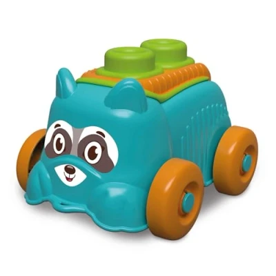 Afbeelding van Clementoni Soft Clemmy Emmer met Bouwset en Hondje Zachte Stapelblokken Speelgoed voor Baby’s vanaf 6 maanden