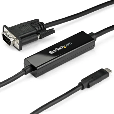 Afbeelding van StarTech.com USB C naar VGA adapter kabel 1m