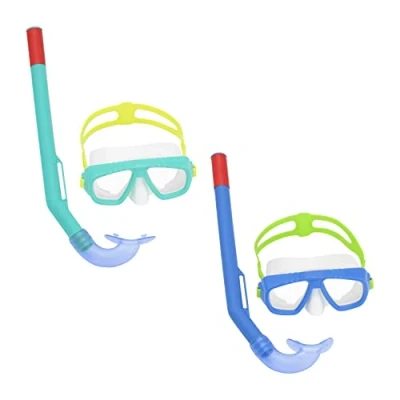 Afbeelding van Bestway Volwassen Duikmasker Gehard Glas Diverse Kleuren Siliconen Band +14 Jaar Strand en Zwemba...