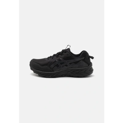 Afbeelding van Asics Gelventure 10 Trail hardloopschoenen, Dames, Maat: 40.5, Black/graphite grey Textiel/ synthetisch