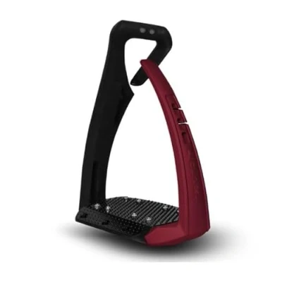 Afbeelding van Freejump Stijgbeugels Soft Up Pro Plus Zwart/Pearl Red Velvet