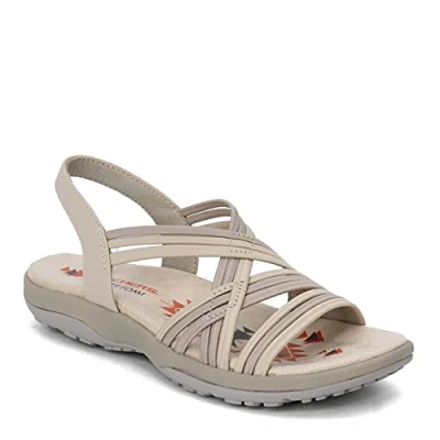 Afbeelding van Reggae Slim Simply Stretch Strappy Gore Open Toe Sling Back Sandal