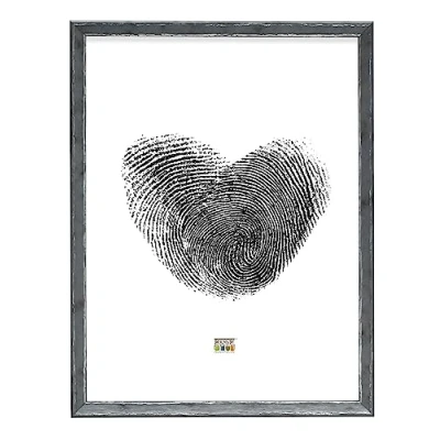 Afbeelding van Deknudt Frames fotolijst S46DF7 grijs met biesje foto 15x20 cm