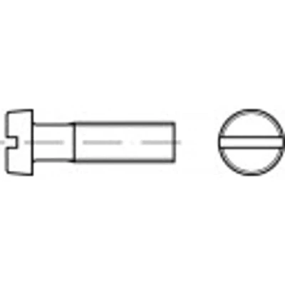 Afbeelding van TOOLCRAFT TO 5445459 Cilinderschroeven M3 8 mm Sleuf DIN 84 Polyamide 200 stuk(s)