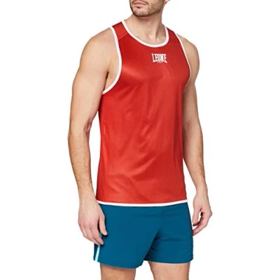 Afbeelding van Leone 1947, AB214 Box Top rood/blauw