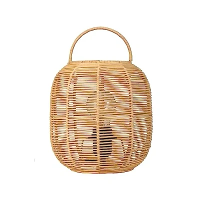 Afbeelding van Pauleen 48300 tafellamp Boho Glow E27 max. 20 W beige, wit metaal, rotan nachtlamp