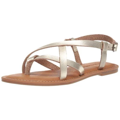 Afbeelding van Amazon Essentials Dames Casual Strappy Sandaal, Goud, 8 B US