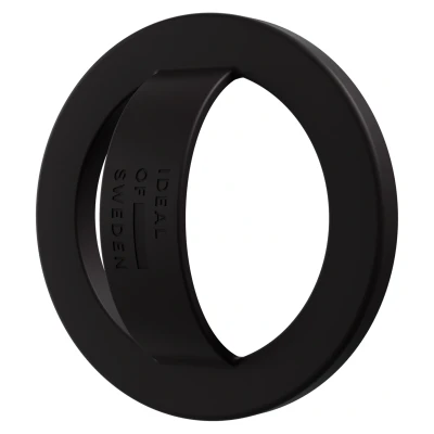 Afbeelding van iDeal of Sweden Silicone Magsafe Ringmount Zwart / Black Siliconen En TPU (zacht)