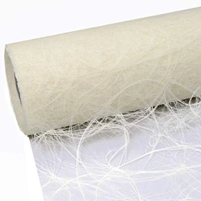Afbeelding van Sizoweb tafelband crème 20 cm rol 25 meter 64 012 R