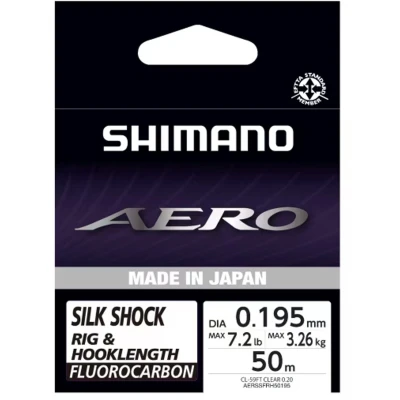 Afbeelding van Shimano Aero Silk Shock Fluoro Rig/H.L 50m 0,220mm 3.88kg Fluorocarbon