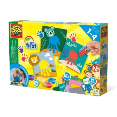 Afbeelding van Ses 14443 My First Vingerverf Handafdruk Dieren