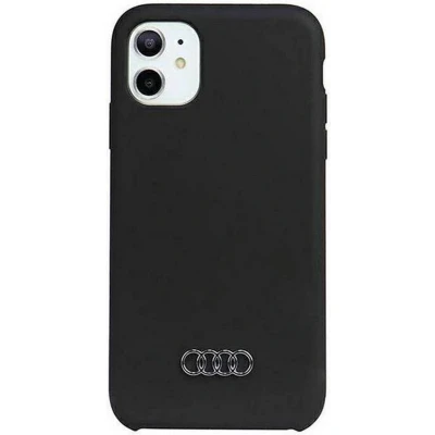 Afbeelding van Audi Silicone Back Case Geschikt voor Apple iPhone 11/XR (6.1&quot;) Zwart