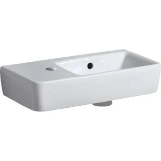 Afbeelding van Geberit Renova Compact fontein bak rechts, kraangat links wit (50 x 25