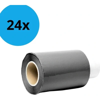 Afbeelding van Mini Wikkelfolie Bundelfolie 24 stuks 10 cm x 250 meter 20 micron Zwart