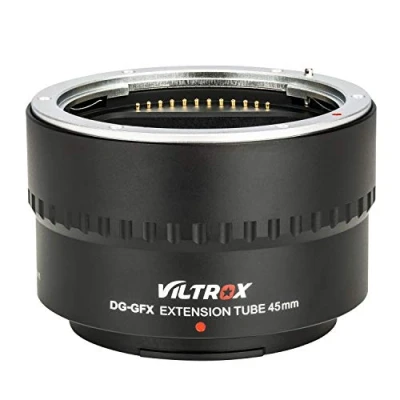 Afbeelding van VILTROX DG GFX 45MM Autofocus Macro Extension Tube Lens Adapter Ondersteuning TTL/AF voor FUJIFILM GFX100, 50S, 50R Camera naar Fuji G Mount