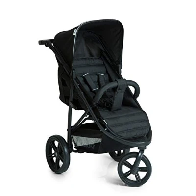 Afbeelding van Hauck 148501 Rapid 3 Driewieler Buggy, Tot 25 kg, Met Ligfunctie Vanaf De Geboorte, Klein Inklapbaar, Éénhands Vouwmechanisme, In Hoogte Verstelbare Duwstang, Zwart