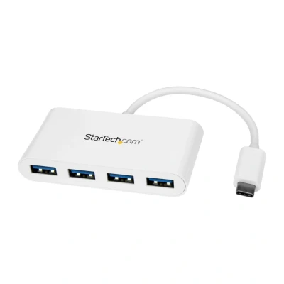 Afbeelding van USB Hub Startech HB30C4ABW White