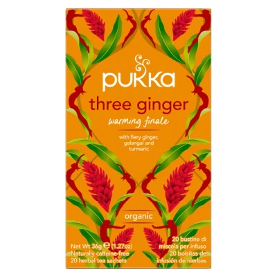 Afbeelding van Pukka Three Ginger Bio (20 Theezakjes)