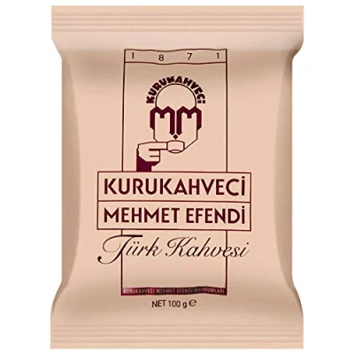 Afbeelding van Turkse Koffie Kurukahveci Mehmet Efendi Gemalen 100 Gram