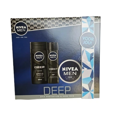 Afbeelding van Nivea Geschenkverpakking men deep 1 stuks