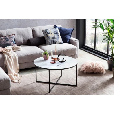 Afbeelding van SalesFever Salontafel Tafelblad in marmerlook
