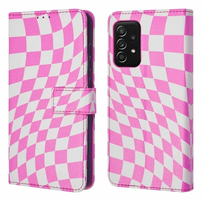 Afbeelding van Samsung Galaxy A52 (5G) MagSafe Hoesje Kunstleder iMoshion Bookcase Roze Telefoonhoesje