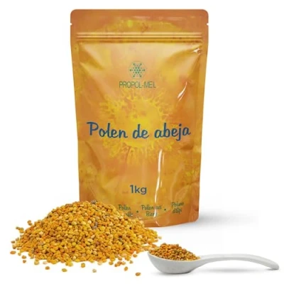 Afbeelding van 1 kg Bijenpollen uit Spanje. Afvalvrij 100% natuurlijk. is een bron van eiwitten, aminozuren, lipiden, vitamines en mineralen.