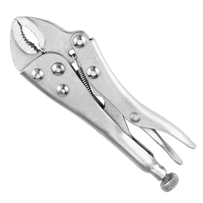 Afbeelding van Vergrendeling Tangen Mole Grips Heavy Duty Verstelbare C Type Gebogen Kaak Self Lock voor Elektrische Pijpleiding Automobiel Onderhoud Zwart rood (7&quot; 175mm)