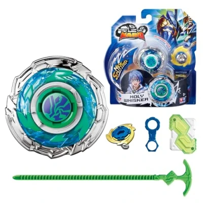 Afbeelding van Infinity Nado Tol Holy Whisker 6,5 Cm Blauw/groen