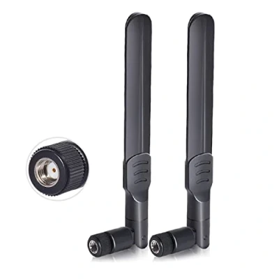 Afbeelding van Bingfu Dual Band WiFi 2.4GHz 5GHz 5.8GHz 8dBi MIMO RP SMA Male Antenna (2 Pack) for Wireless Router Mini PCI Express PCIE Network Card Adapter Security Camera