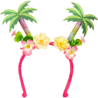 Afbeelding van Boland Diadeem Palmera Één maat Volwassenen Vrouwen Hawaii Themafeest Strandfeest