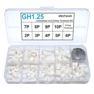Afbeelding van GH1.25 connectoren en krimpterminalkit Compatibel met JST GH Stekkers 1,25 mm spoed voor Pixhawk Cube 6C 6X Pixhawk4 Drone Flight Controller