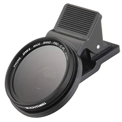 Afbeelding van ZoMei 37mm Professionele Mobiele Telefoon Camera CPL Lens Filter met Clip voor iPhone 6 S Plus Samsung Galaxy S8 Android Smartphone