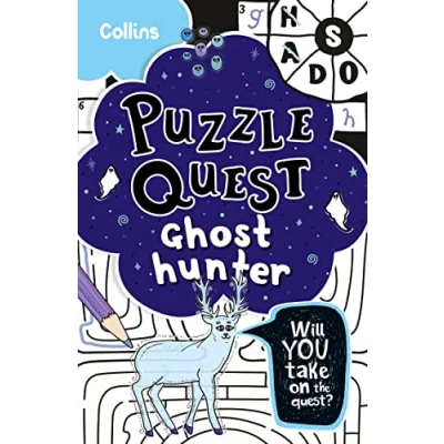Afbeelding van Ghost Hunter: Solve more than 100 puzzles in this adventure story for kids aged 7+