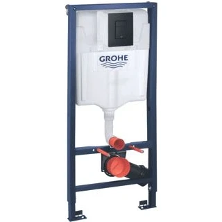 Afbeelding van Grohe inbouwreservoir solido 3 in 1 set voor wc mat zwart 38811kf0