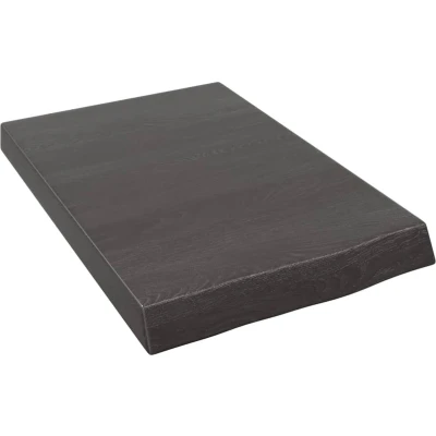 Afbeelding van vidaXL Wastafelblad 40x60x(2 6) cm behandeld massief hout donkerbruin