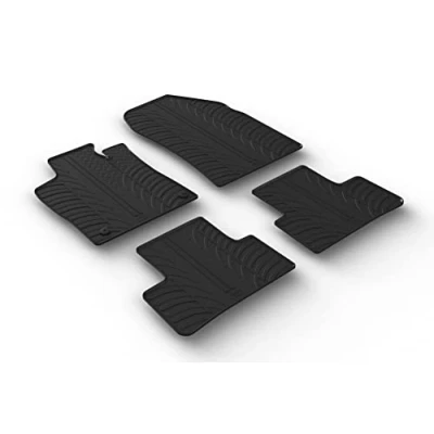 Afbeelding van Gledring Rubbermatten voor Citroën DS4 II 2021 incl. Cross (T profiel 4 delig + montageclips)