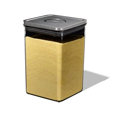 Afbeelding van POP Container 2.0 OXO Good Grips SteeL Groot Vierkant Medium (4,2 L)
