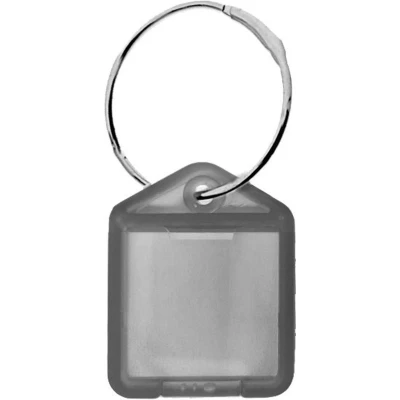 Afbeelding van CombiCraft Mini XS openklapbare sleutellabels 38x22mm antraciet 100 stuks