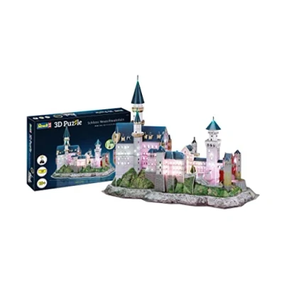Afbeelding van Revell 00151 Schloss Neuschwanstein LED Edition 3D Puzzel