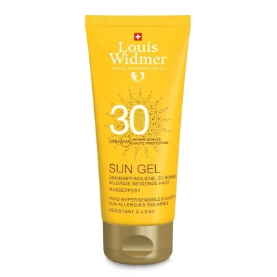 Afbeelding van Louis Widmer Sun Gel SPF30 ongeparfumeerd (100ML)
