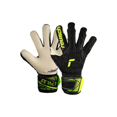 Afbeelding van Reusch Attrakt Freegel Gold Finger Support Junior Keepershandschoenen voor kinderen met Evolution Negative Cut en vingerbescherming