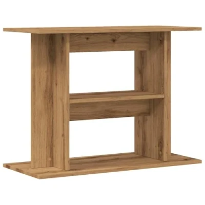 Afbeelding van vidaXL Aquariumstandaard 80x35x60cm bewerkt hout artisanaal eikenkleur